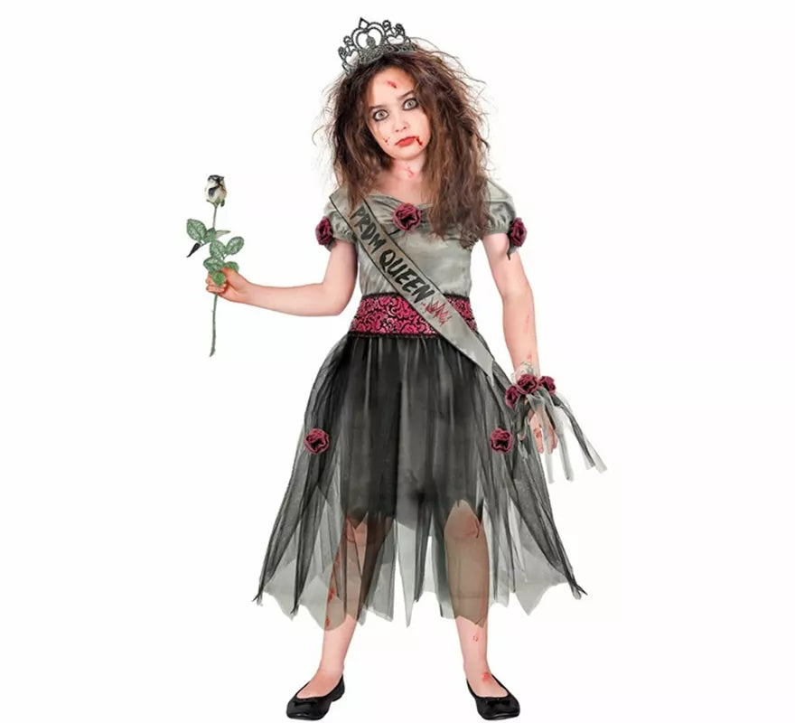 Translation missing: de.Disfraz de Zombie de Baile Graduación para niña