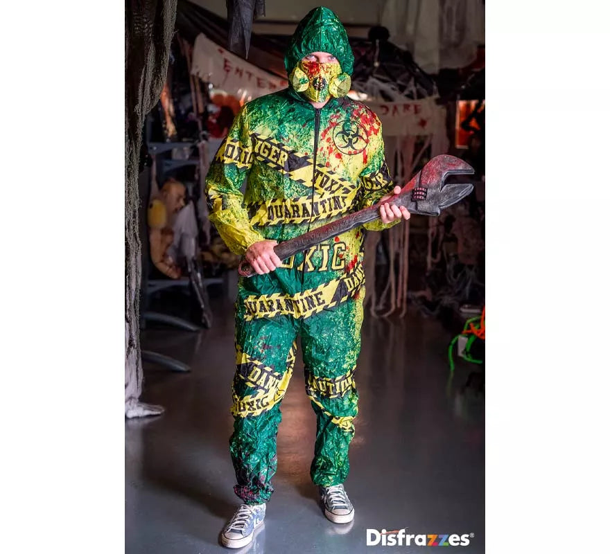 Translation missing: de.Disfraz de Zombie Tóxico para hombre