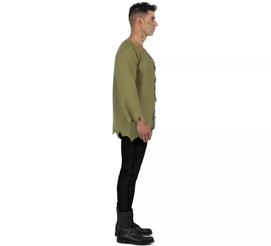 Translation missing: de.Disfraz de Zombie verde infectado para hombre