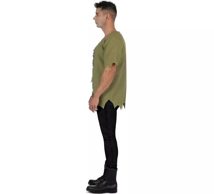 Translation missing: de.Disfraz de Zombie verde infectado para hombre