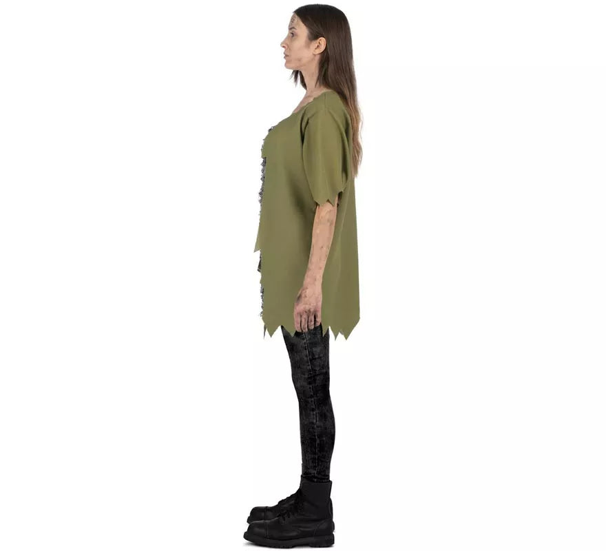 Translation missing: de.Disfraz de Zombie verde infectado para hombre