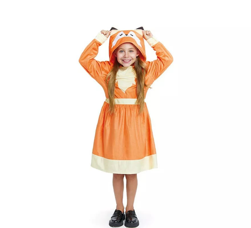 Translation missing: de.Disfraz de Zorrito en vestido con capucha para niña y adolescente