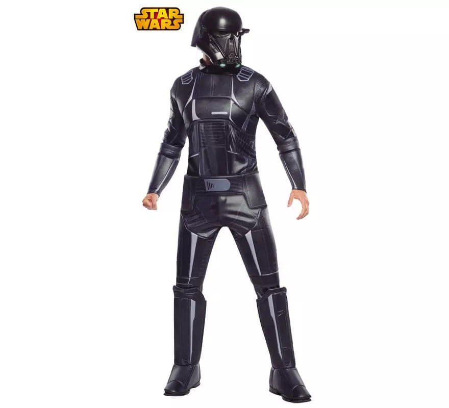 Translation missing: de.Disfraz Death Trooper Negro Deluxe de Star Wars para hombre