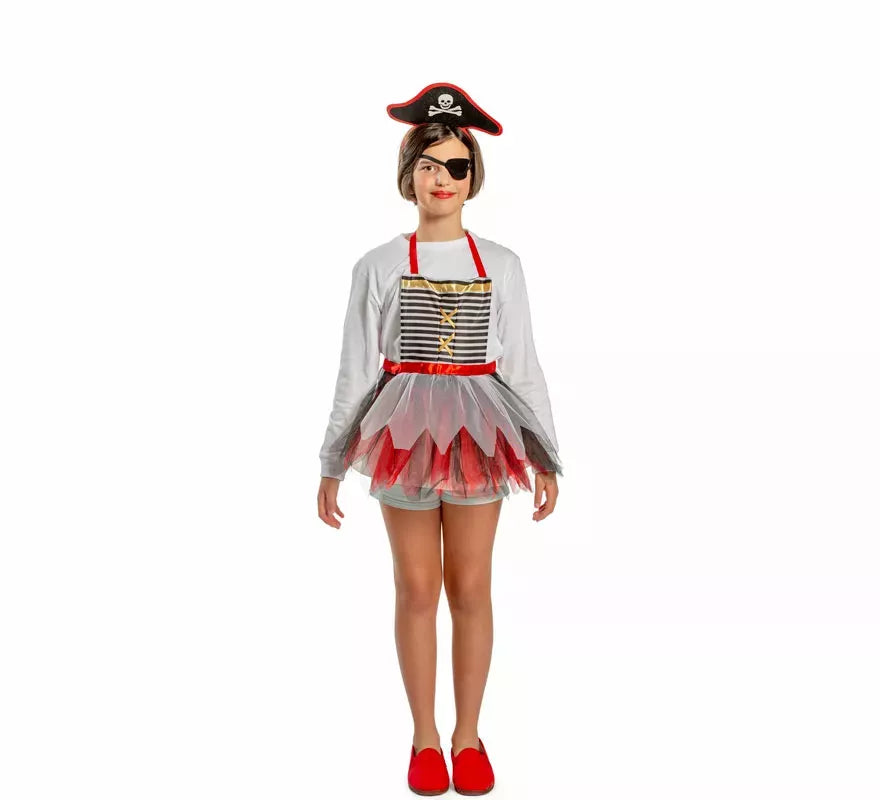 Translation missing: de.Kit o disfraz Brave Pirate para niña