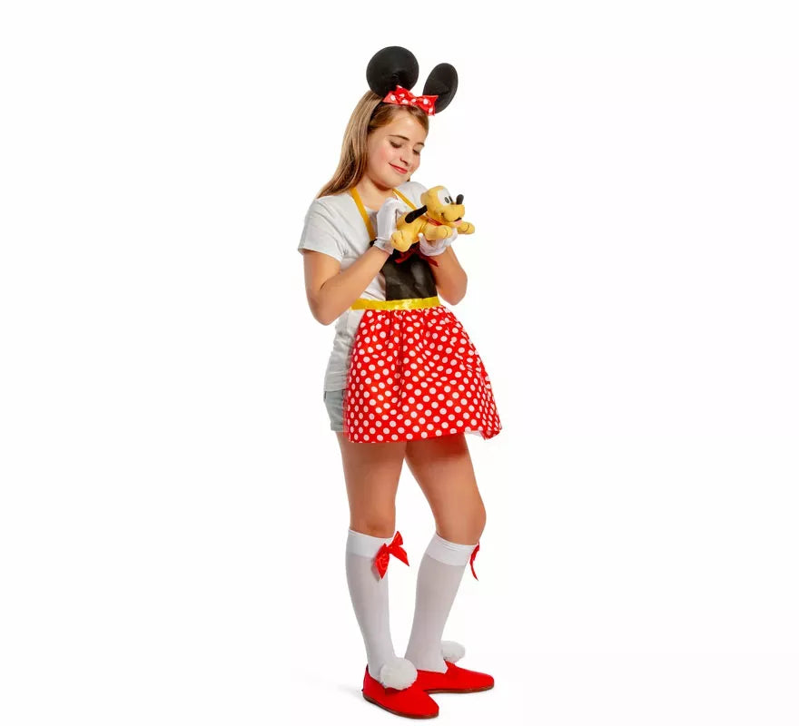 Kit o disfraz Chic Mouse para niña