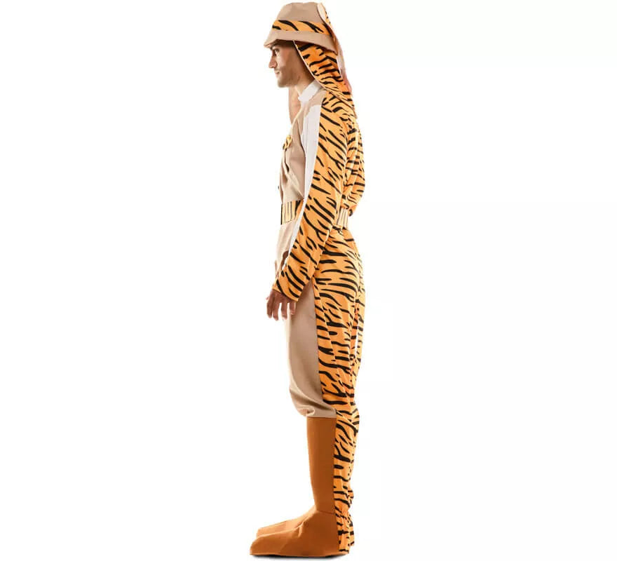 Translation missing: de.Disfraz Doble de Cazador y Tigre para adultos