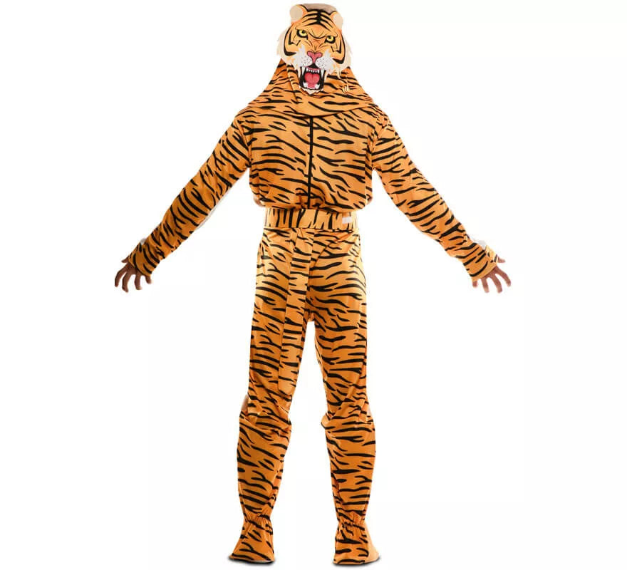Translation missing: de.Disfraz Doble de Cazador y Tigre para adultos