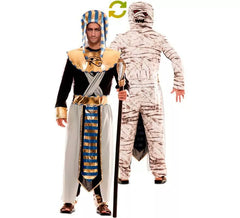 Ägyptischer Pharao und Mama Kostüm für Herren