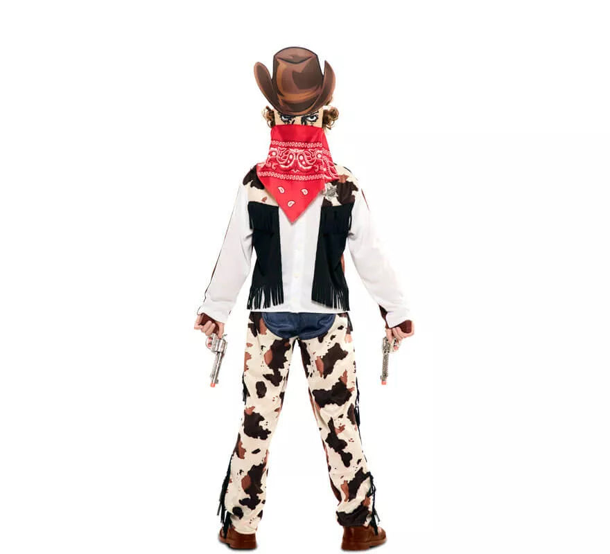 Translation missing: de.Disfraz Doble de Indio y Vaquero para niño