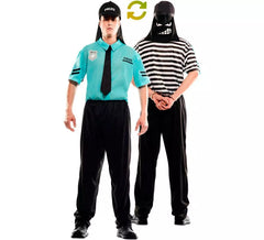 Kostüm für Doppelpolizei und Dieb