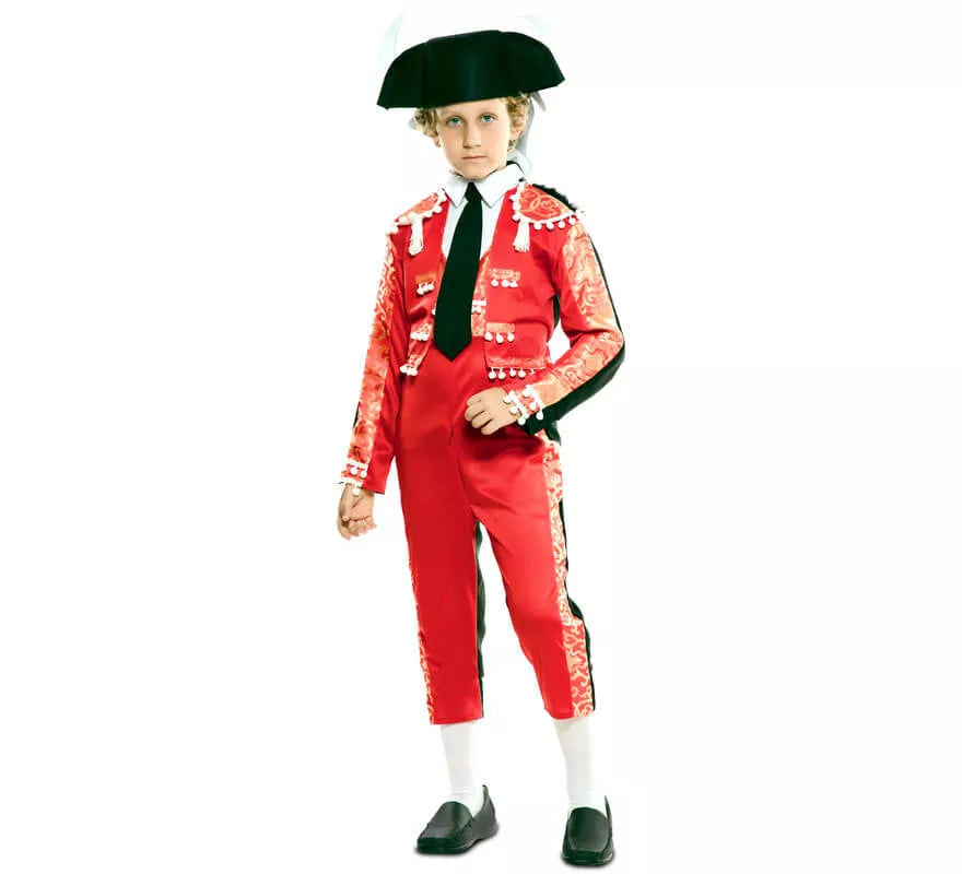 Translation missing: de.Disfraz Doble de Torero y Toro para niño