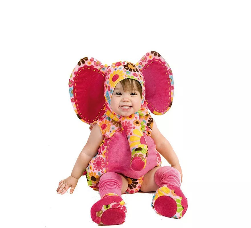 Translation missing: de.Disfraz Elefante Supercolor para bebés y niños