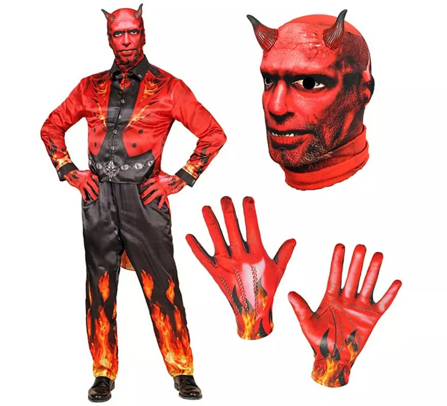 Translation missing: de.Disfraz Express de Diablo para hombre