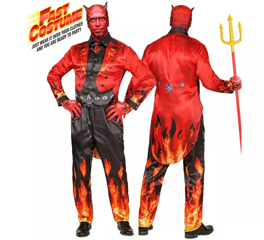 Translation missing: de.Disfraz Express de Diablo para hombre