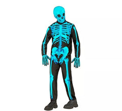 Fluoreszierendes Skelett-Express-Kostüm für Jungen