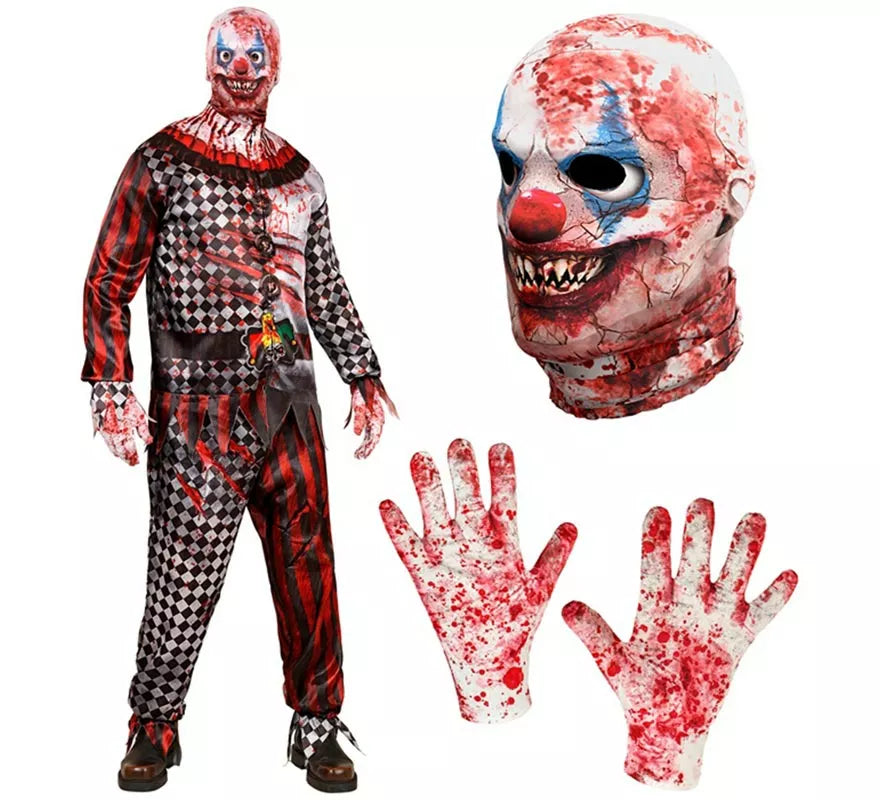 Translation missing: de.Disfraz Express de Payaso Malvado para hombre