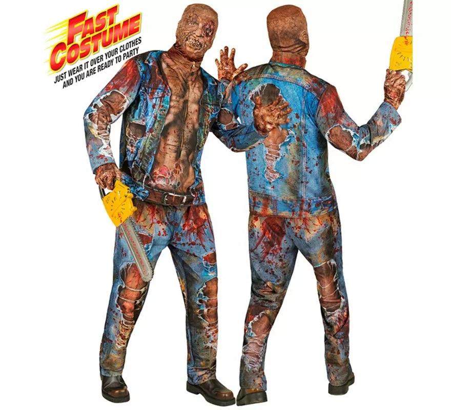 Translation missing: de.Disfraz Express de Zombie para hombre