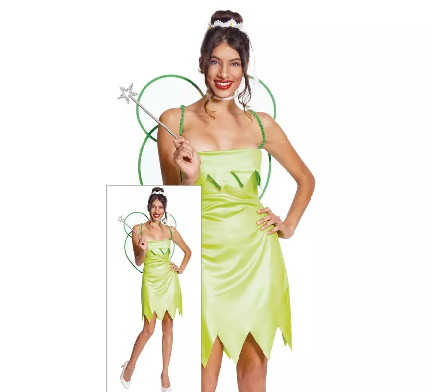 Translation missing: de.Disfraz Hada Verde mujer