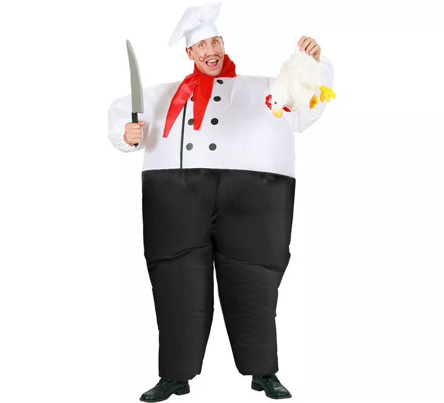 Translation missing: de.Disfraz Hinchable de Chef Gigante para adulto