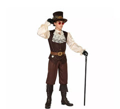 Braunes Steampunk Kostüm für Herren