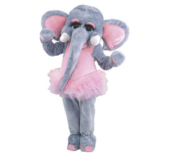 Erwachsenes Elefant-Tänzer-Maskottchen-Kostüm