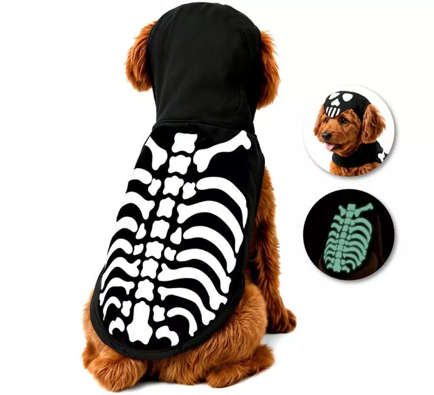 Translation missing: de.Disfraz Mascota Esqueleto Fluorescente