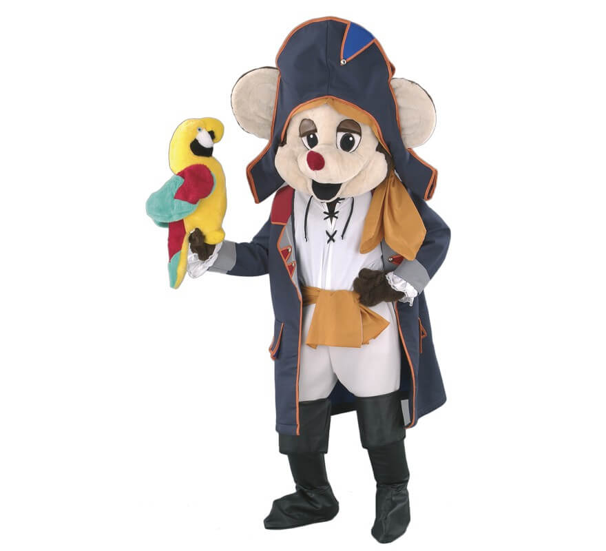 Translation missing: de.Disfraz Mascota Ratón Pirata para adultos