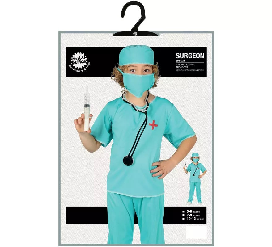 Disfraz Médico Cirujano para niños