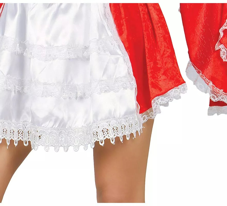 Translation missing: de.Disfraz Mosquetera Roja con Flor de Lis para Mujer