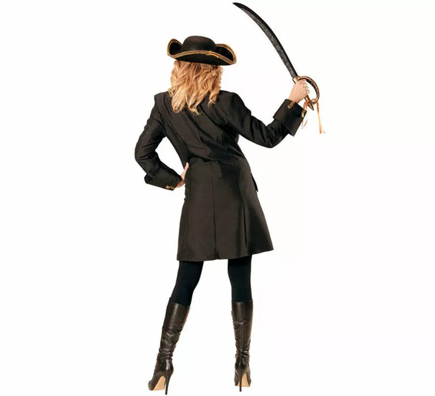 Translation missing: de.Disfraz o Abrigo de Capitana Pirata para mujer
