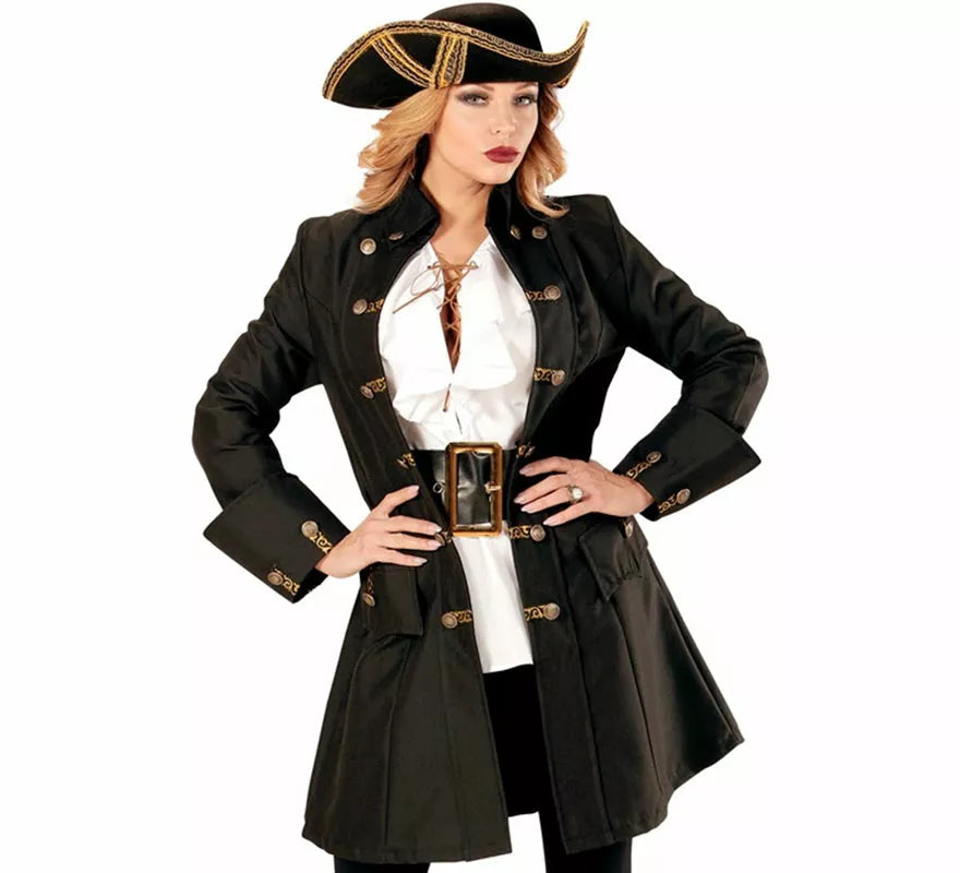 Translation missing: de.Disfraz o Abrigo de Capitana Pirata para mujer