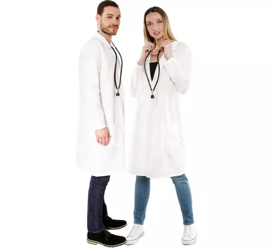 Translation missing: de.Disfraz o Bata Blanca de Médico para adulto