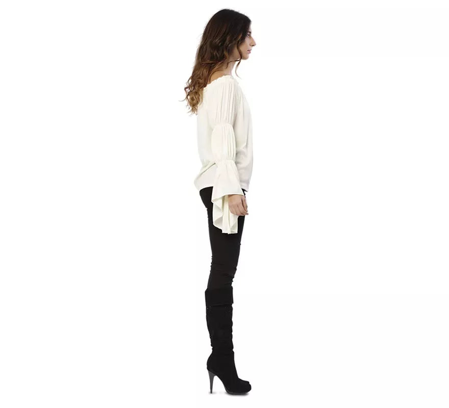 Disfraz o Blusa Medieval para mujer