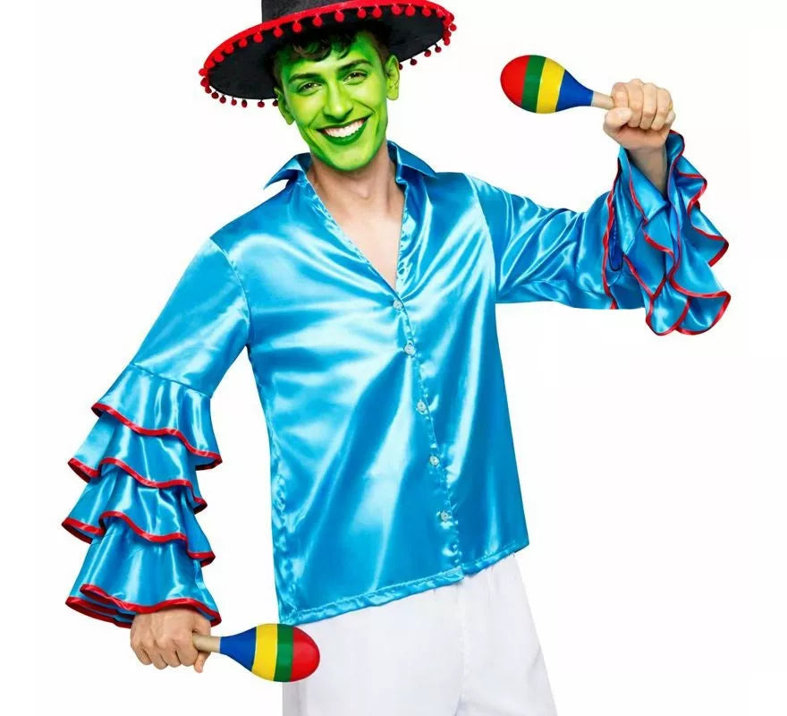 Translation missing: de.Disfraz o Camisa de La Mascara Rumbero para hombre