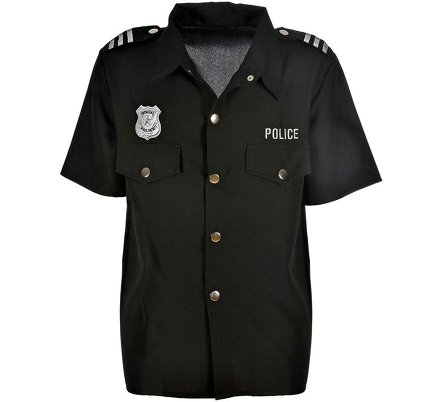 Translation missing: de.Disfraz o Camisa de Oficial de Policía para hombre