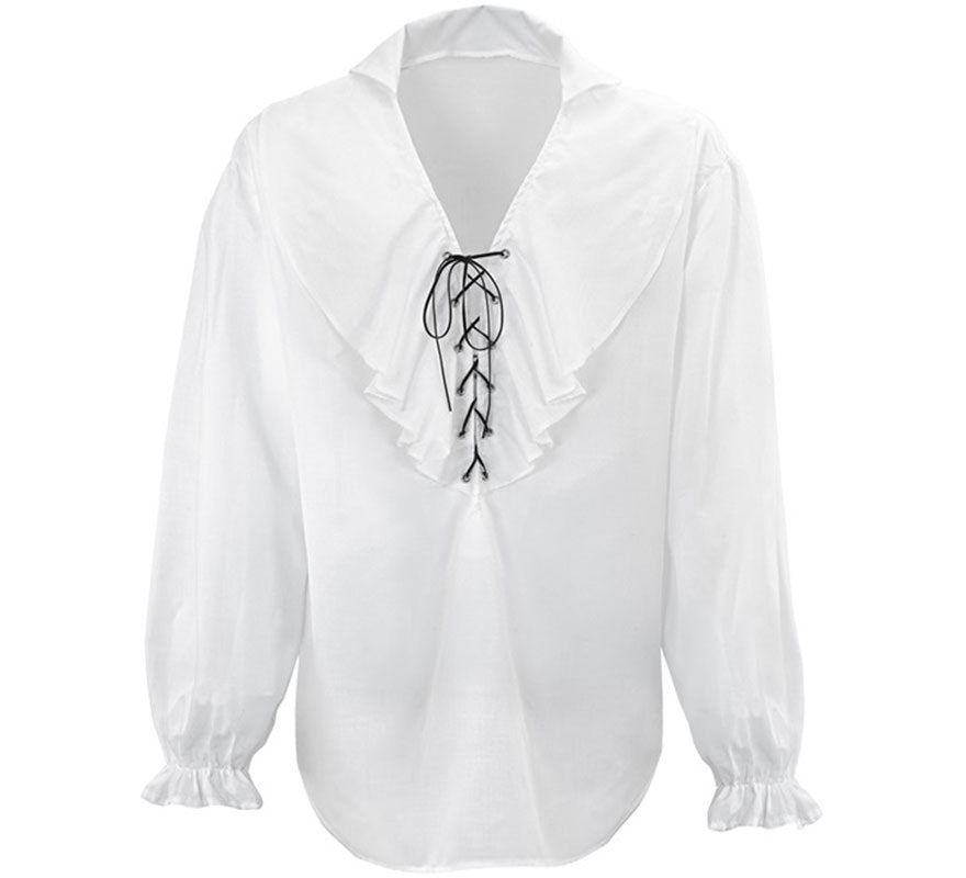 Disfraz o Camisa Pirata blanca para hombre