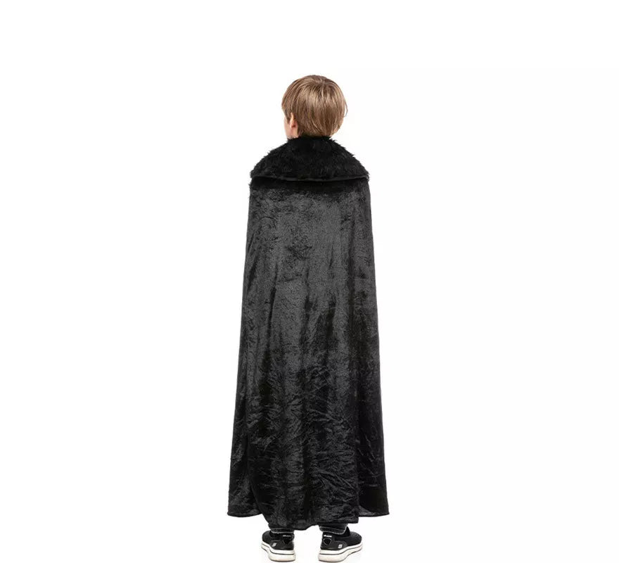Translation missing: de.Disfraz o Capa de Caballero Nieve Oscuro Medieval para niño