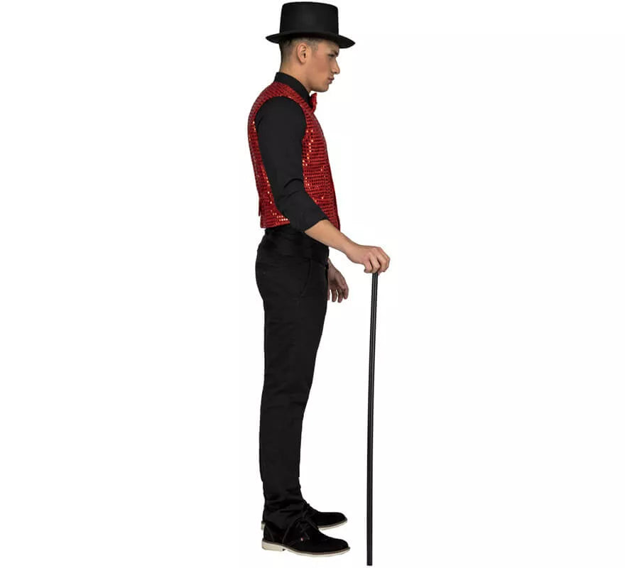 Translation missing: de.Chaleco con Pajarita Rojo para hombre