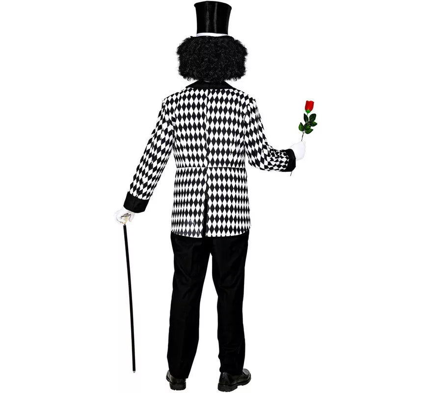 Translation missing: de.Disfraz o Chaqueta de Arlequín Elegante a Cuadros para hombre