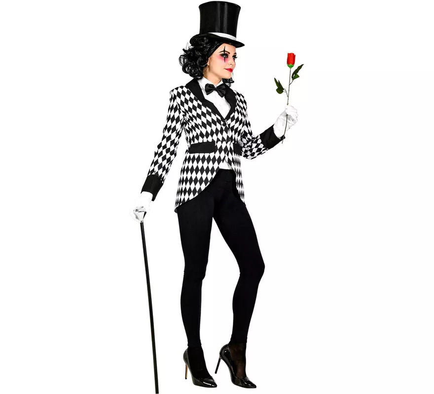 Translation missing: de.Disfraz o Chaqueta de Arlequina Elegante a Cuadros para mujer