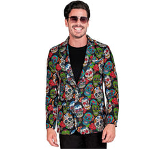 Mehrfarbige Day of the Dead-Jacke für Herren