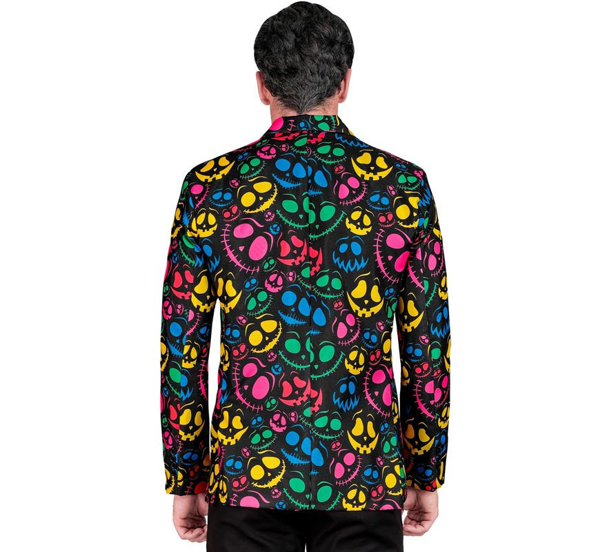 Chaqueta de Fantasmas multicolor neón para hombre