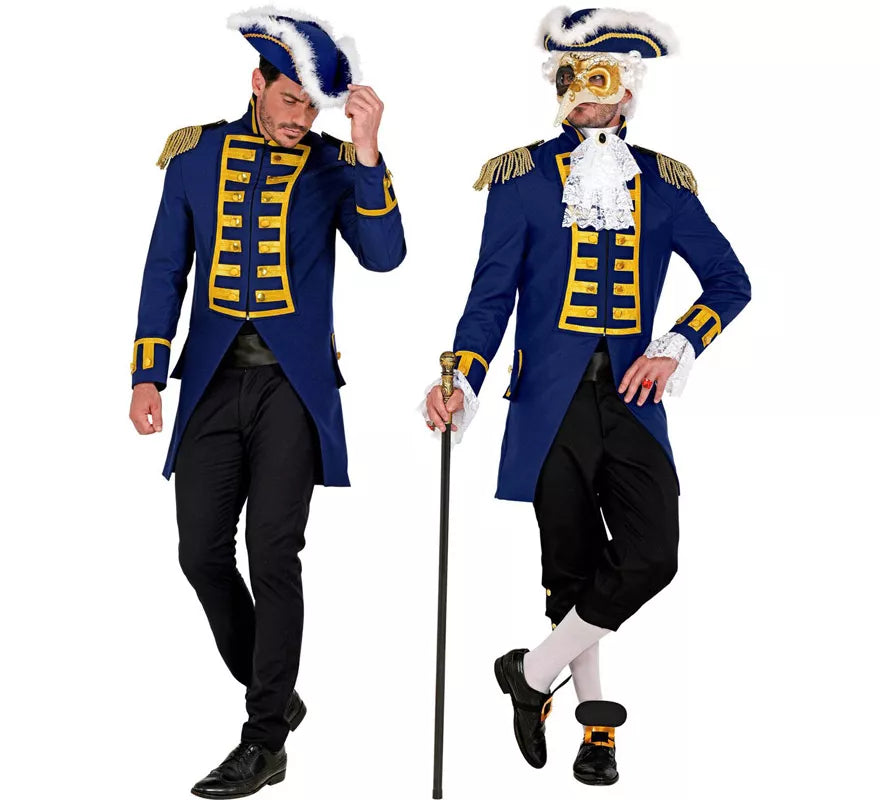 Translation missing: de.Disfraz o Chaqueta de Frac Blue Parade para hombre