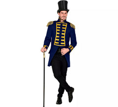 Herren Blue Parade Frac Kostüm oder Jacke