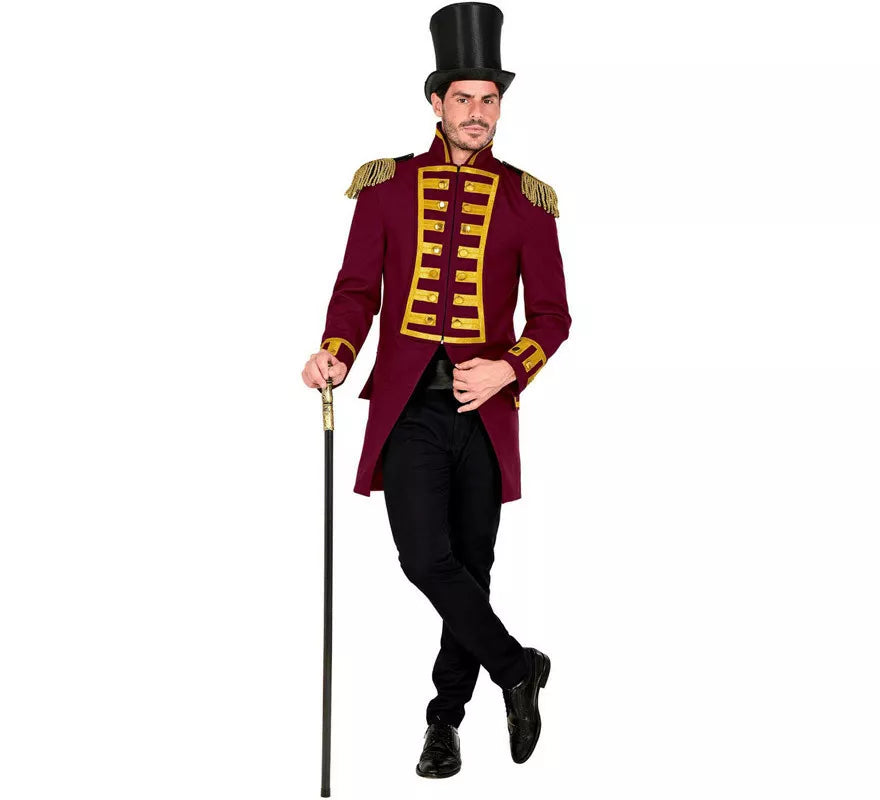 Translation missing: de.Disfraz o Chaqueta de Frac Burgundy Desfile para hombre