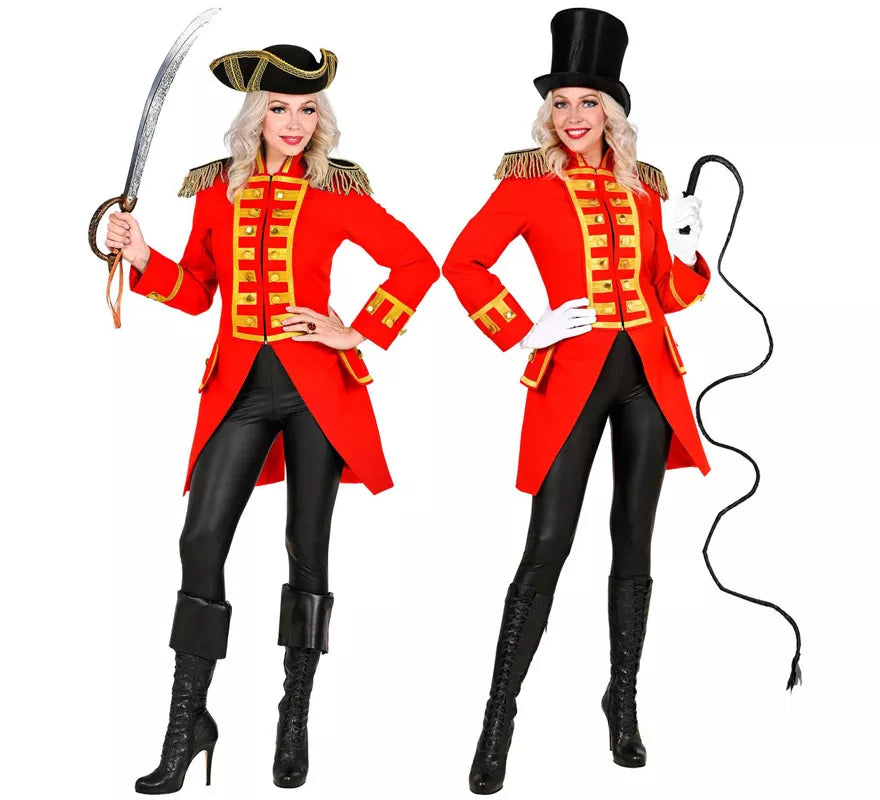 Disfraz o Chaqueta de Frac Red Parade para mujer