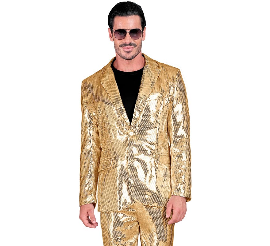 Translation missing: de.Chaqueta de Moda Disco dorada para hombre