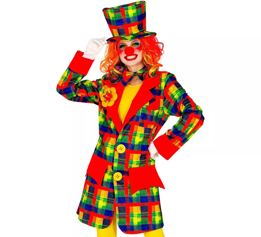 Disfraz o Chaqueta de Payaso Colorido para hombre