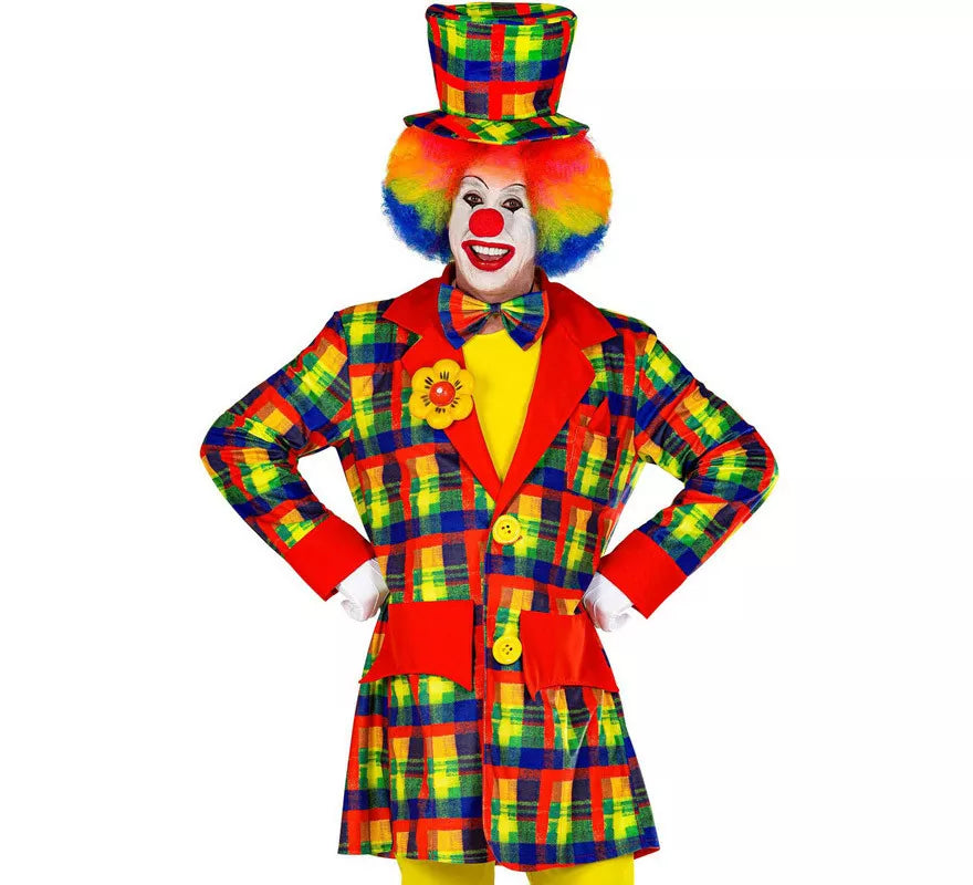 Translation missing: es.Disfraz o Chaqueta de Payaso Colorido para hombre