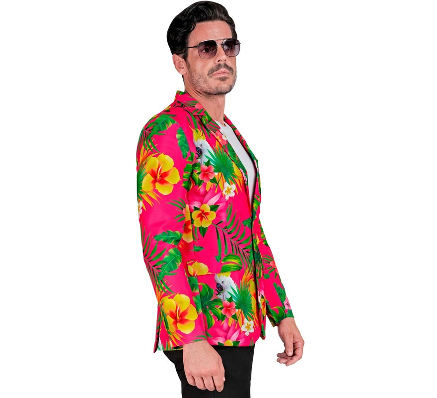 Translation missing: de.Chaqueta Fiesta Tropical fucsia para hombre